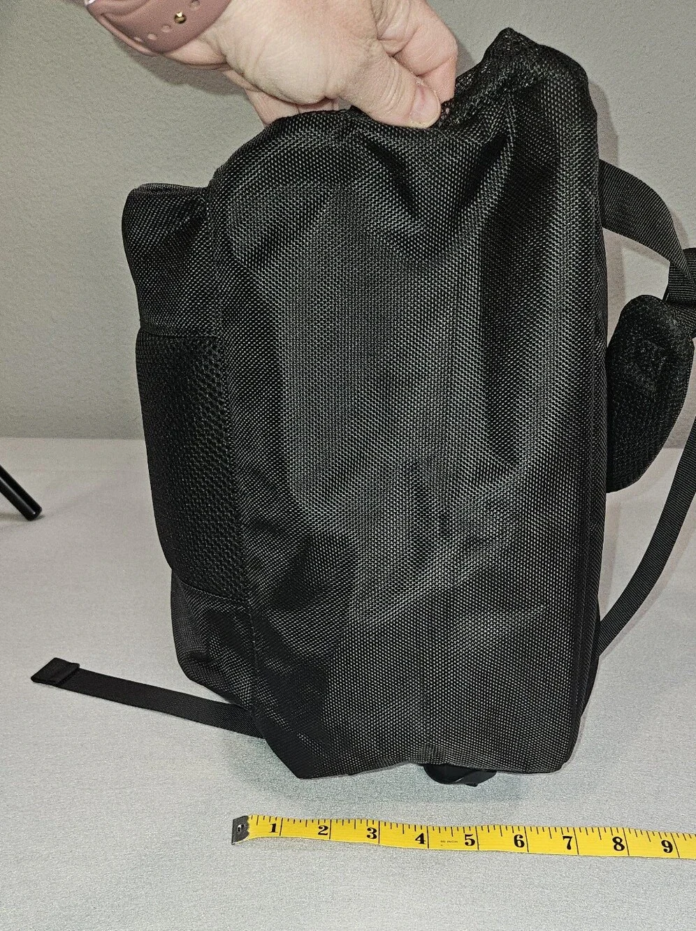 NWOT Von Dutch black 17” canvas backpack with laptop storage